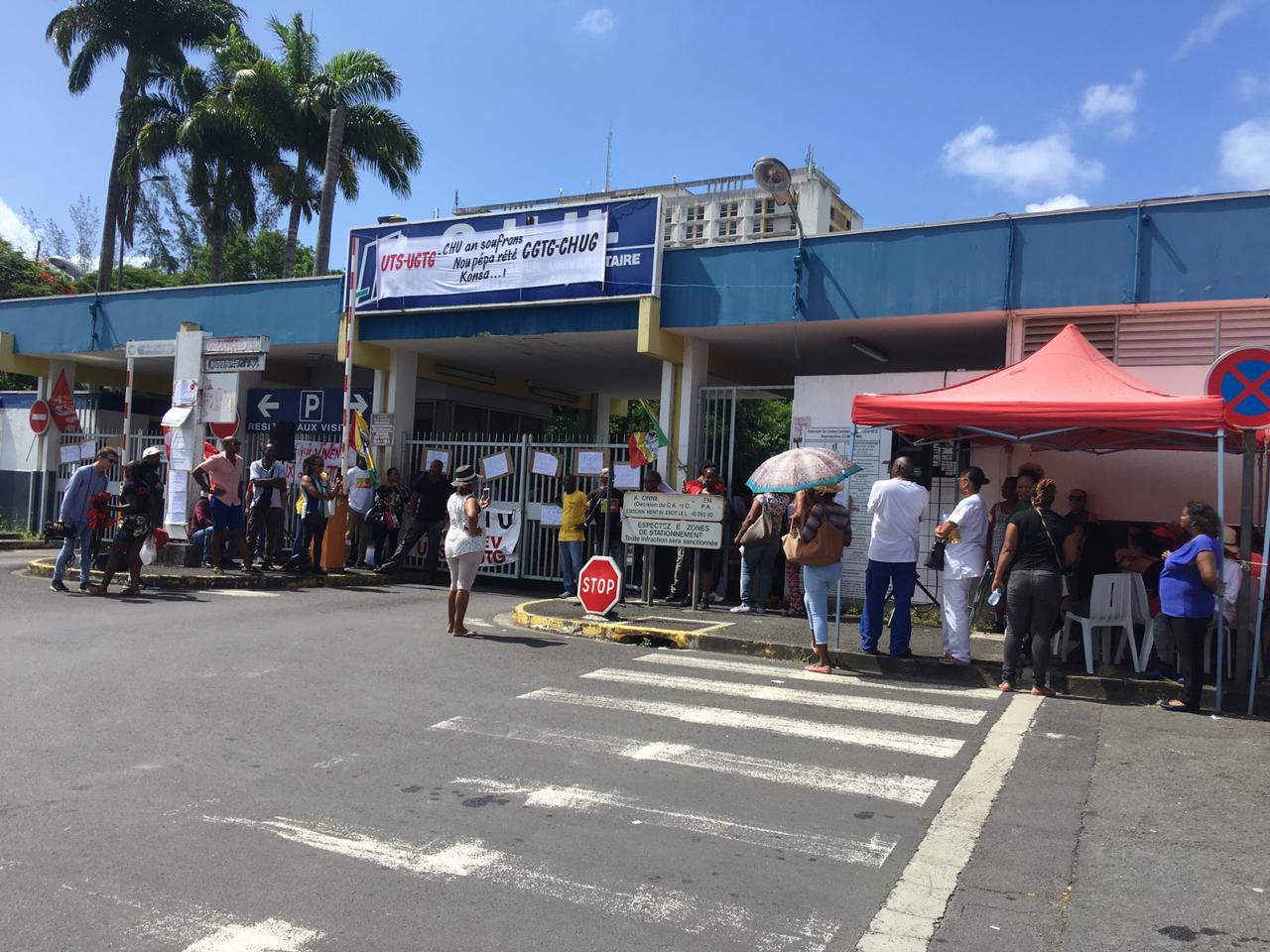     La CGTM Santé soutient la mobilisation des hospitaliers du CHU Pointe-à-Pitre-Abymes en Guadeloupe

