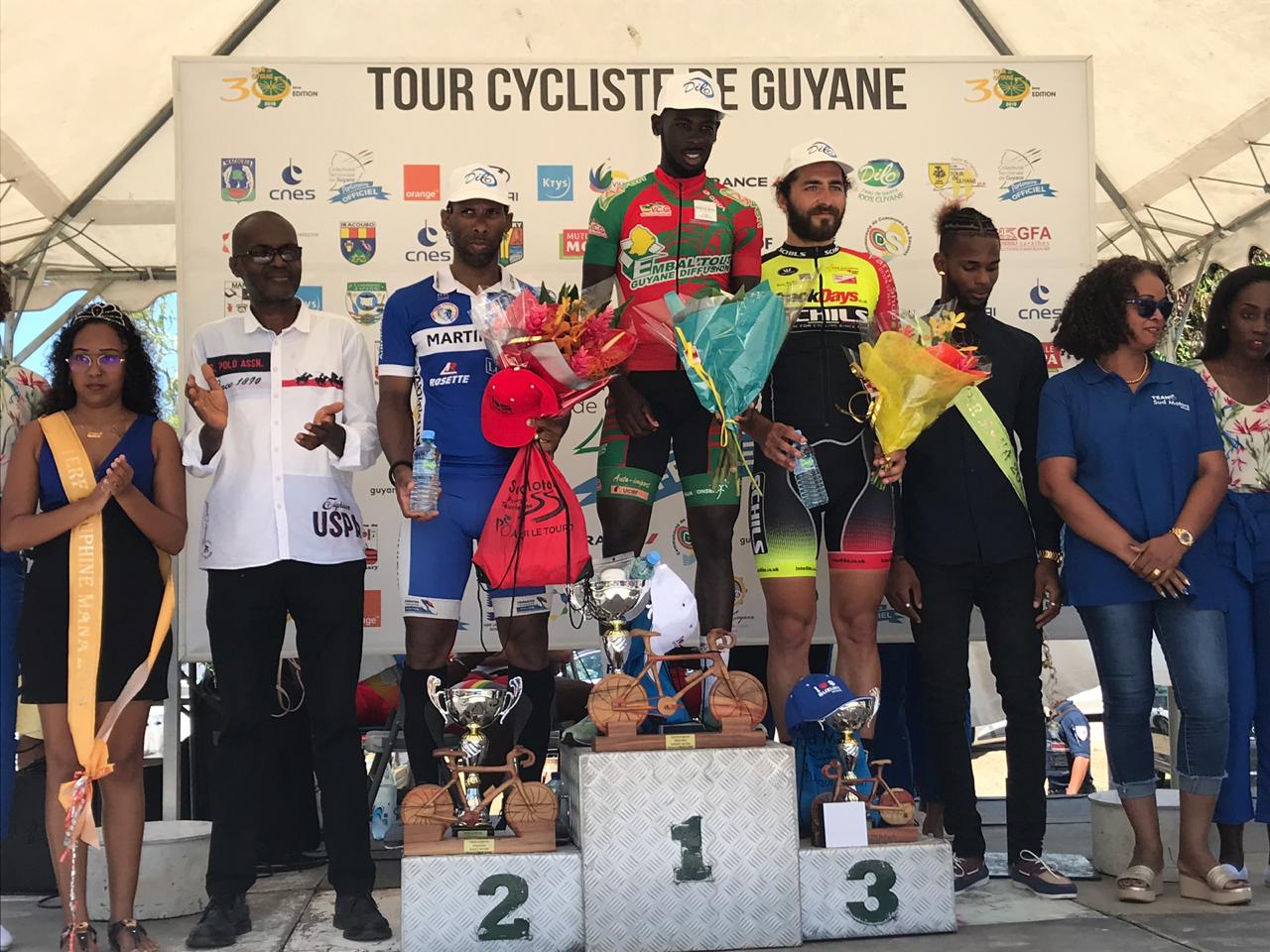     Tour de Guyane : belle deuxième place de Michaël Laurent lors de la quatrième étape

