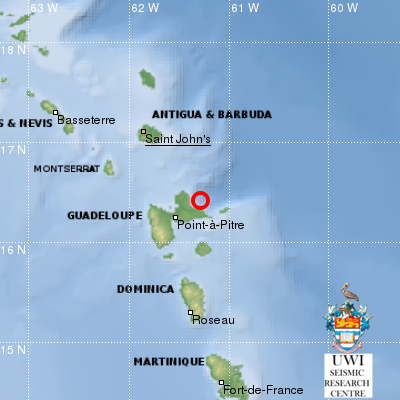     Un séisme dans la nuit en Guadeloupe

