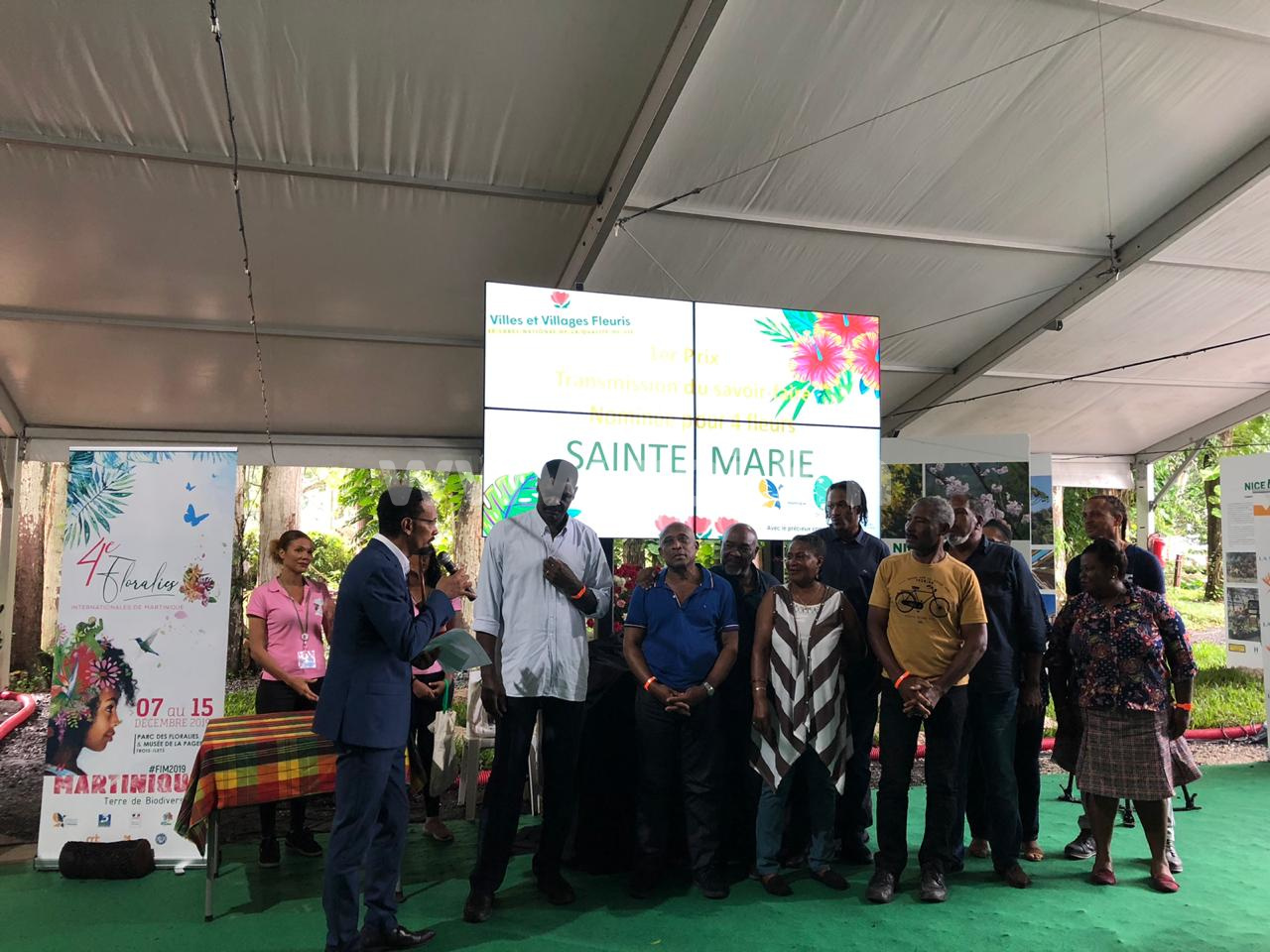     Sainte-Marie élue pour la 3e année consécutive ville la plus fleurie de Martinique

