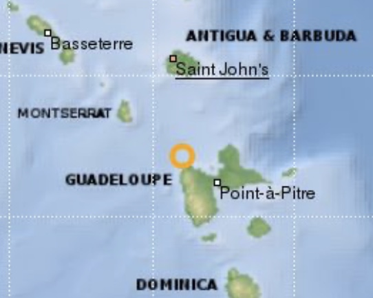     Un séisme de magnitude 4.1 au large de la Guadeloupe

