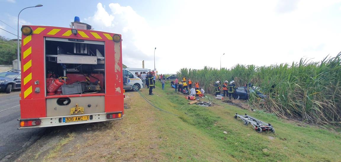    Une collision  fait plusieurs blessées à Saint-François

