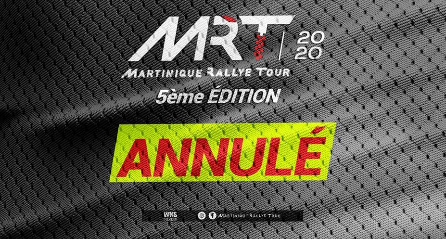     Le Martinique Rallye Tour 2020 est annulé

