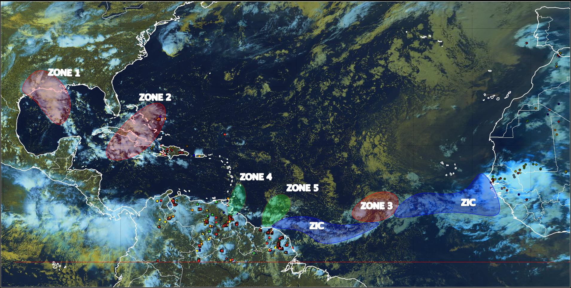     Une onde tropicale placée sous surveillance par Météo France et le NHC

