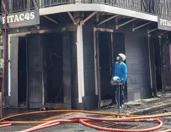    Un incendie dans un restaurant de Pointe-à-Pitre 

