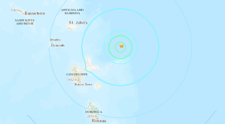     Un séisme fortement ressenti enregistré au Nord-Est de la Guadeloupe

