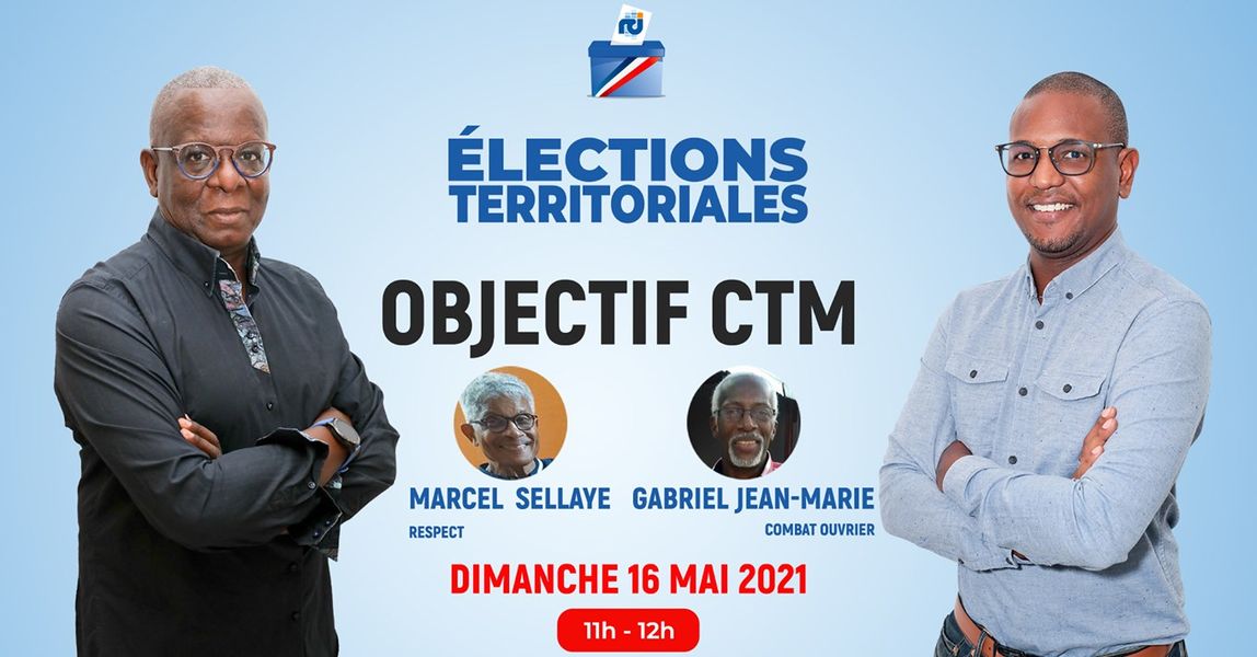     [LIVE] Gabriel Jean-Marie et Marcel Sellaye sont les invités d'Objectif CTM, l'émission politique de RCI

