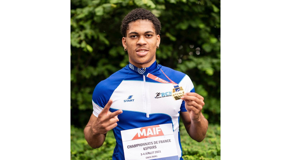     Le Martiniquais Aymeric Priam sacré champion de France espoir du 60m en salle

