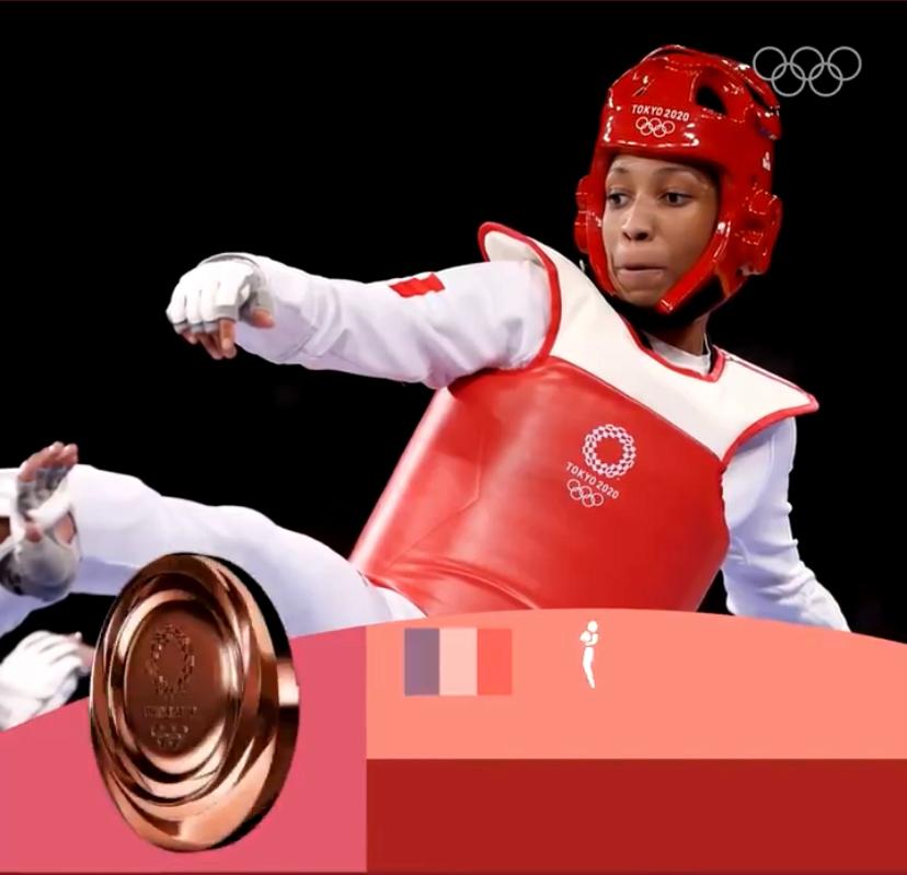     La Martiniquaise Althéa Laurin en bronze aux Jeux Olympiques de Tokyo

