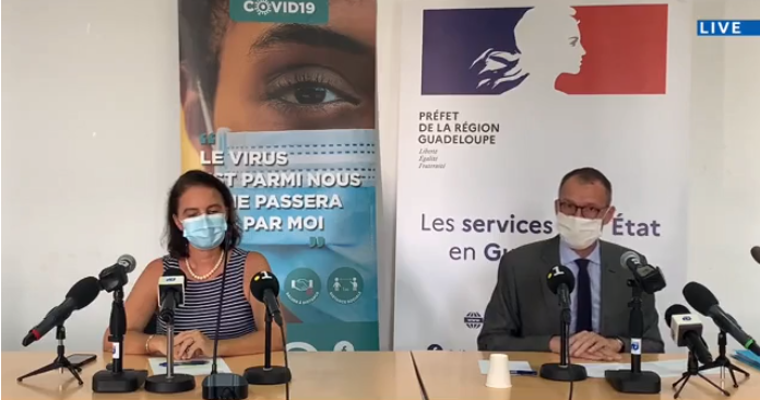     [LIVE] Covid-19 : suivez le point sur la situation sanitaire en Guadeloupe du préfet et la directrice de l'ARS

