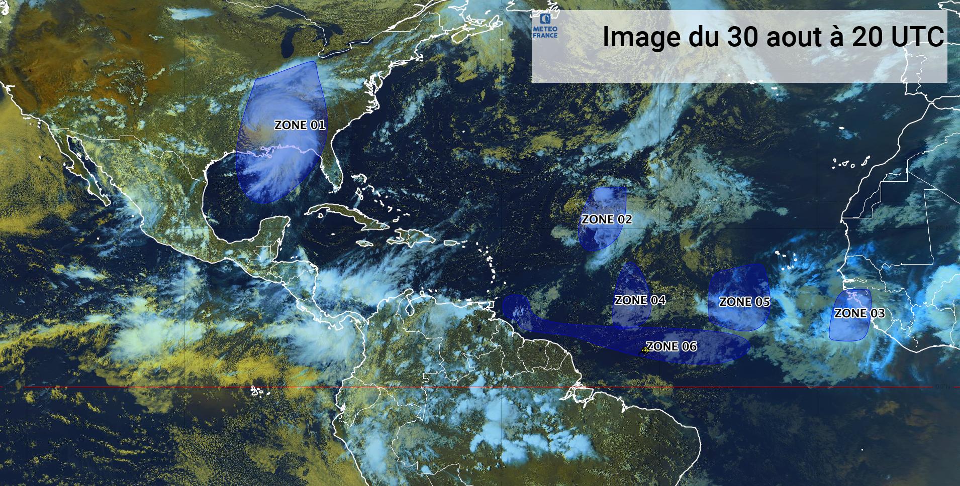    Ida n'est plus une menace, la tempête Kate évite les Antilles et une onde approche

