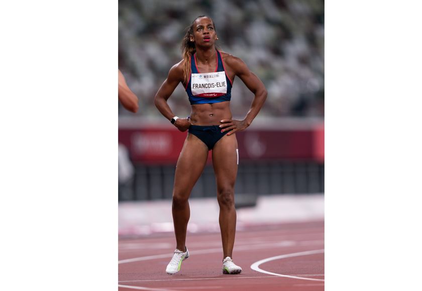     Mandy François Elie en finale du 100 mètres olympique à Tokyo


