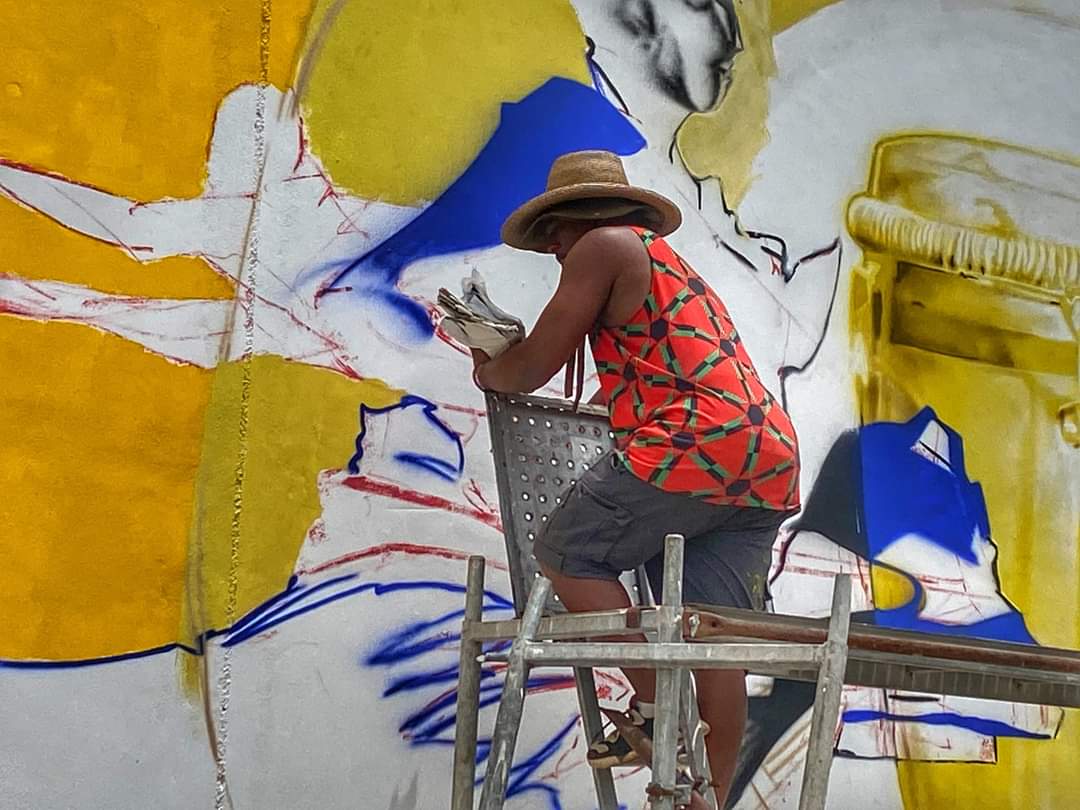     Deux graffeurs martiniquais s’illustrent au Bénin lors d'un festival d’art

