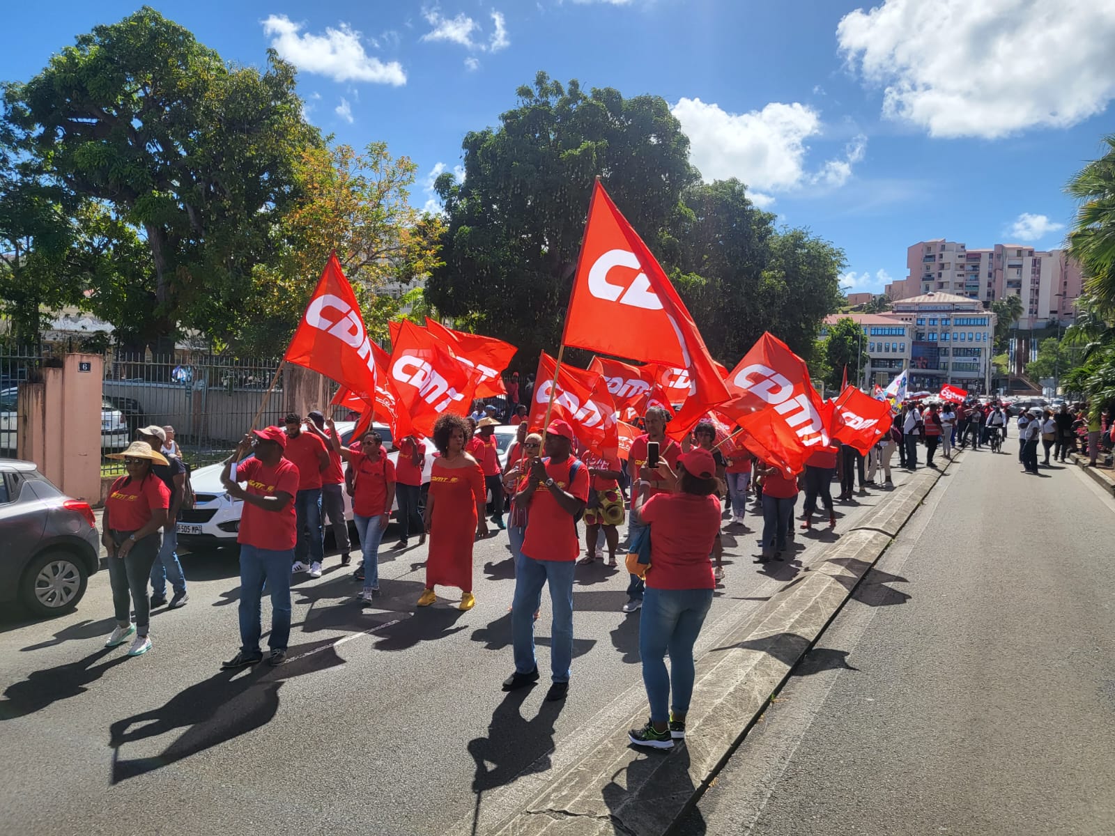     Environ 650 manifestants mobilisés à Fort-de-France contre la réforme des retraites


