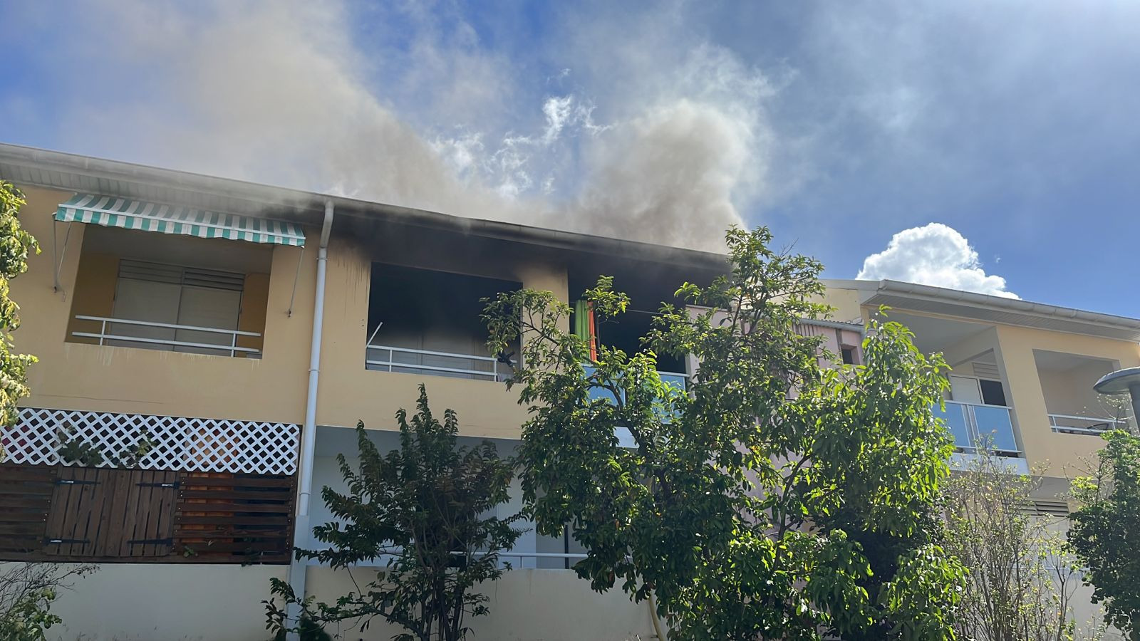    Une femme secourue dans un feu d'habitation à Gourbeyre

