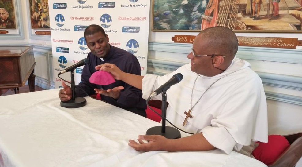     [AUDIO] Philippe Guiougou, le nouvel évêque de Guadeloupe s'est exprimé sur RCI

