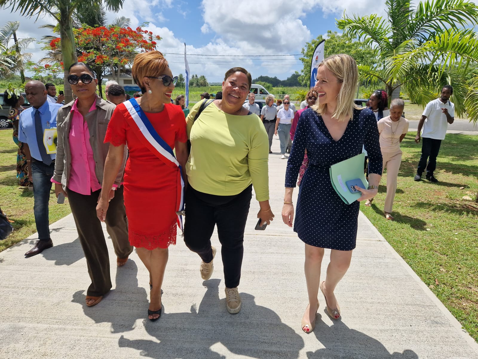     La secrétaire d’Etat à l’écologie, Bérangère Couillard en visite en Guadeloupe

