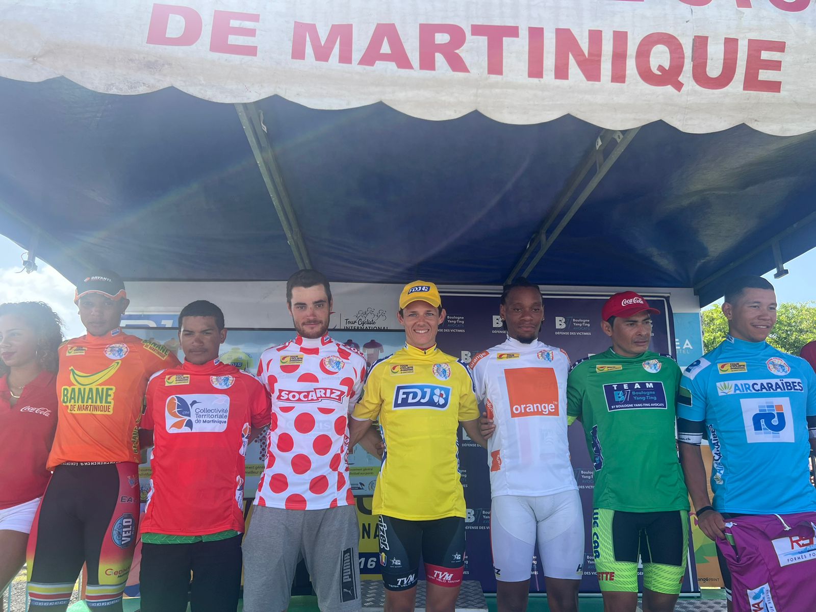     Tour cycliste de Martinique : classements et maillots après la 6ème étape 

