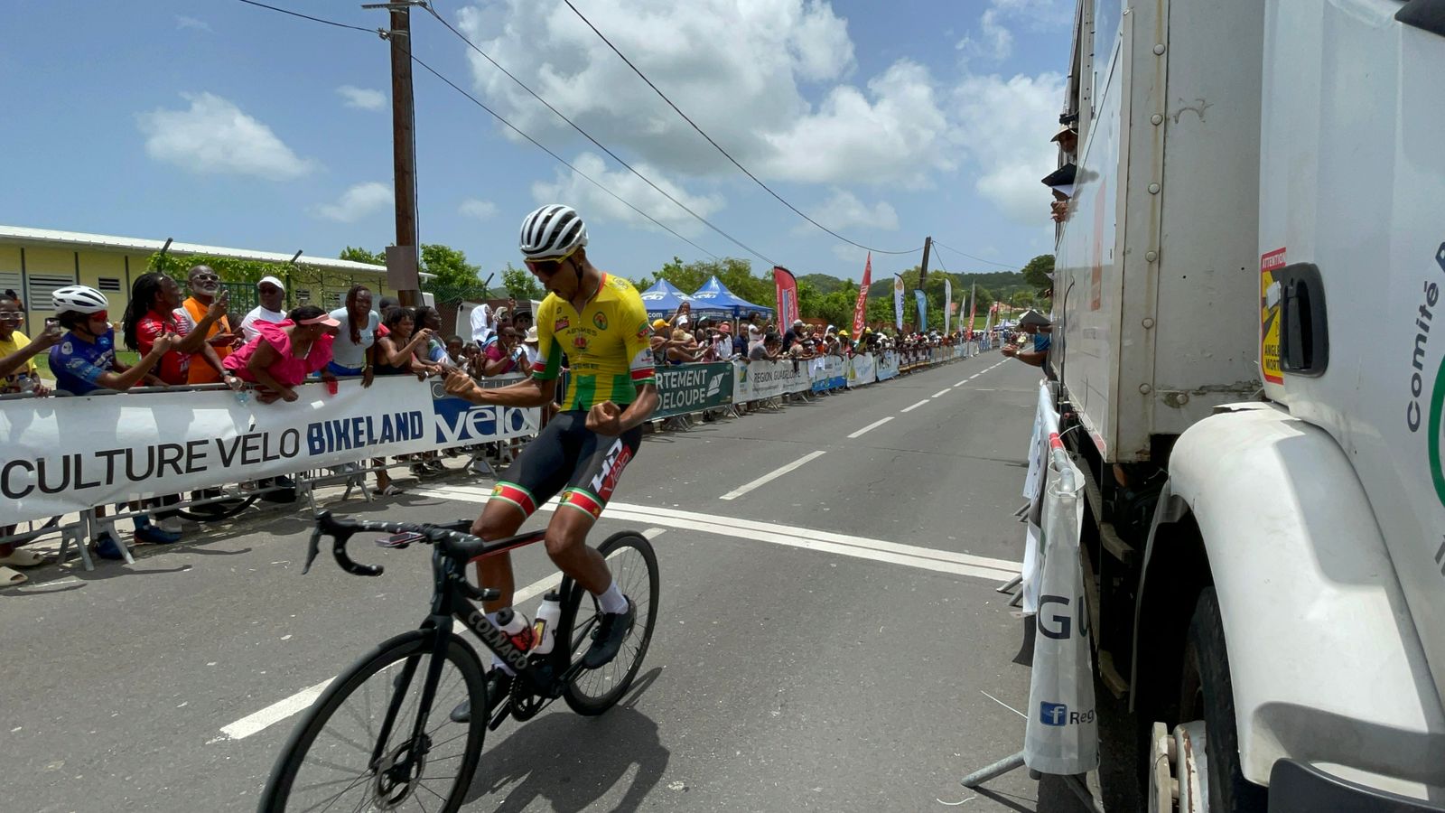     Kendrick Clavier, vainqueur de la 4ème étape du Tour de Marie-Galante

