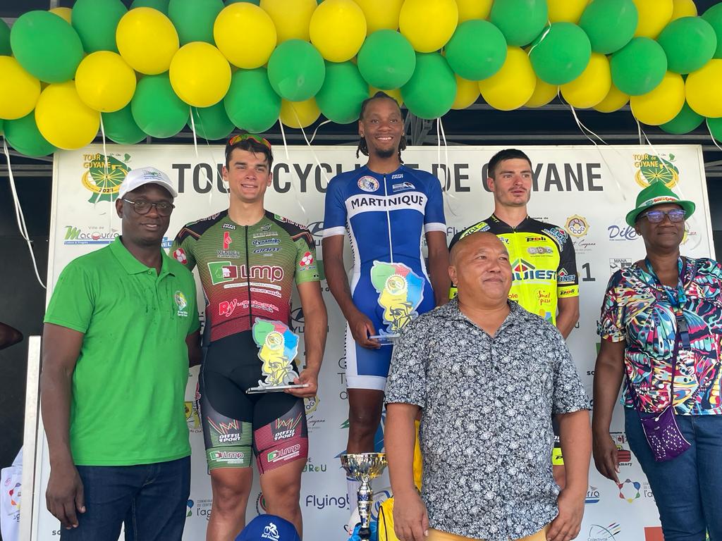     Edwin Nubul vainqueur de la 6e étape du tour de Guyane à Iracoubo

