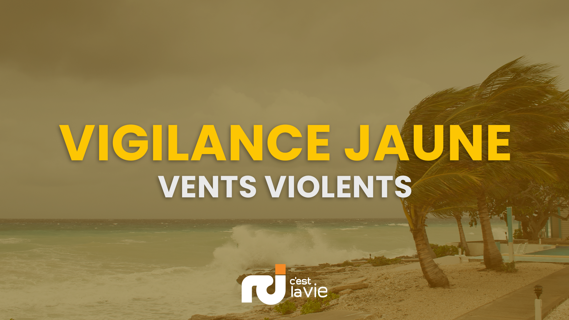     Pluies et orages, houle, vents violents : la Guadeloupe en vigilance jaune


