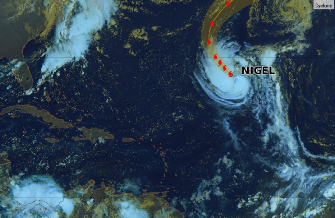     Saison cyclonique : l'ouragan Nigel se renforce

