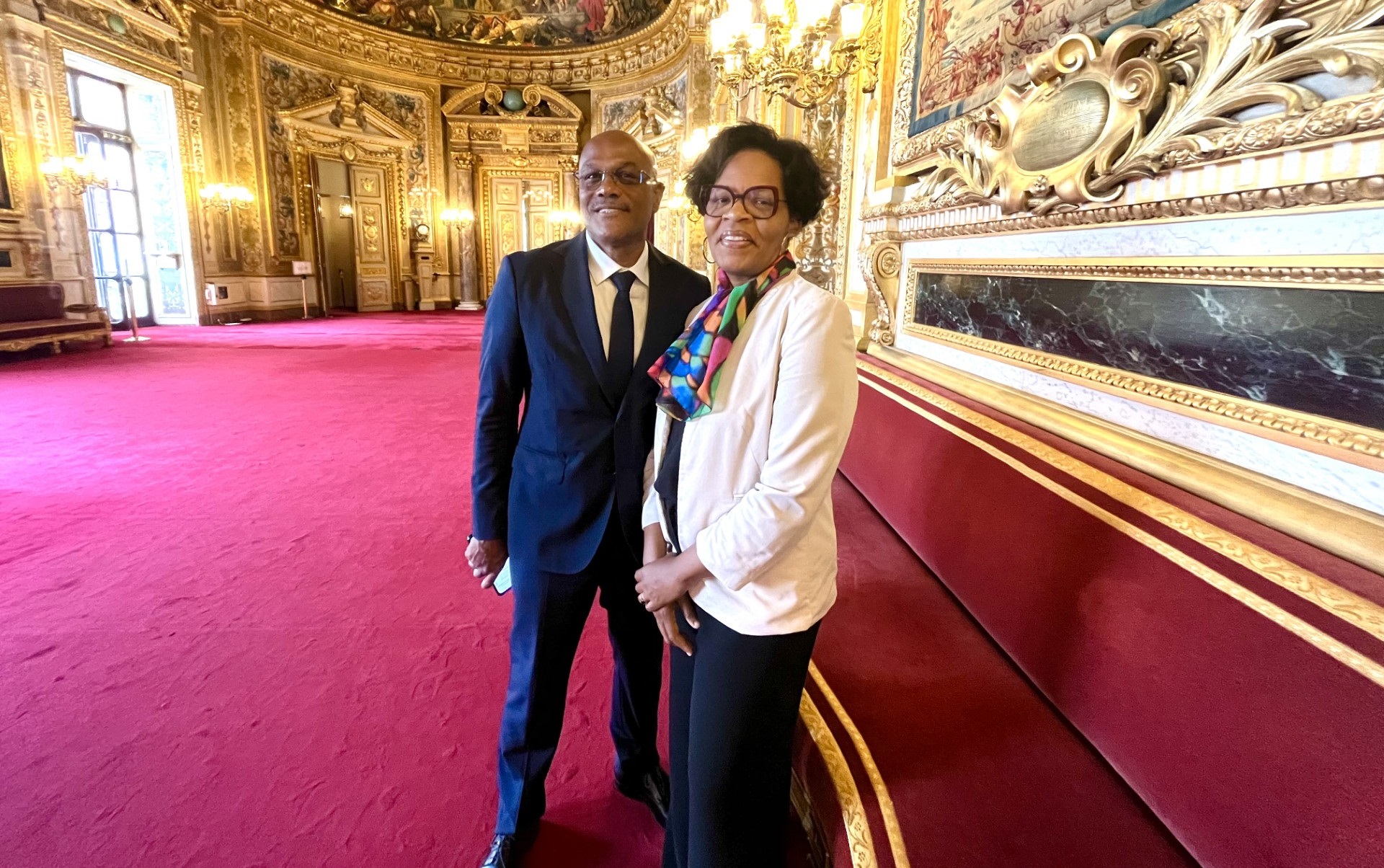     Solanges Nadille, la nouvelle sénatrice de la Guadeloupe, prend ses marques à Paris


