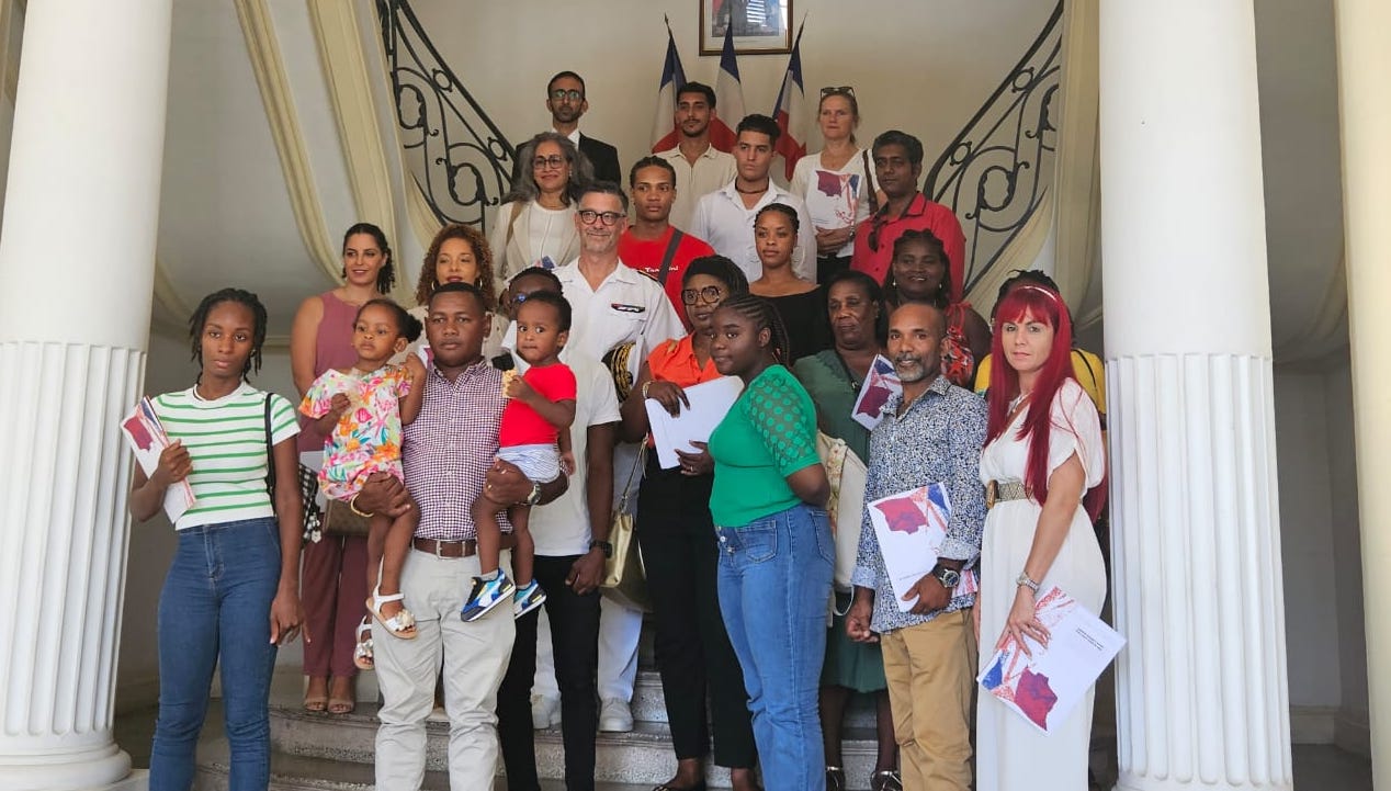     La Martinique accueille 42 nouveaux citoyens français âgés de 2 à 79 ans 

