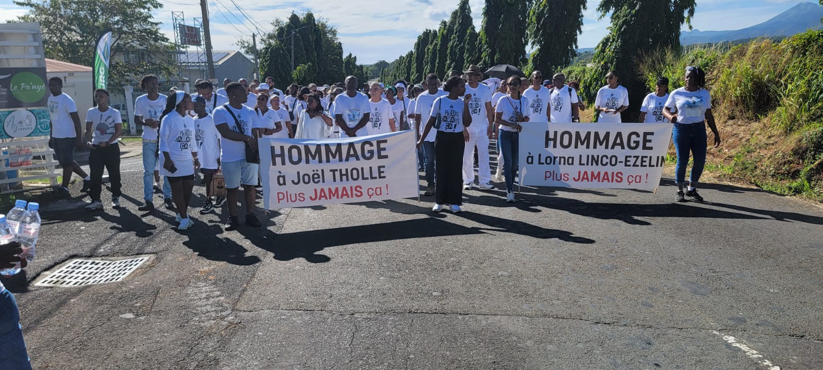     Une marche blanche en hommage à Joël Tholle et Lorna Linco-Ezelin

