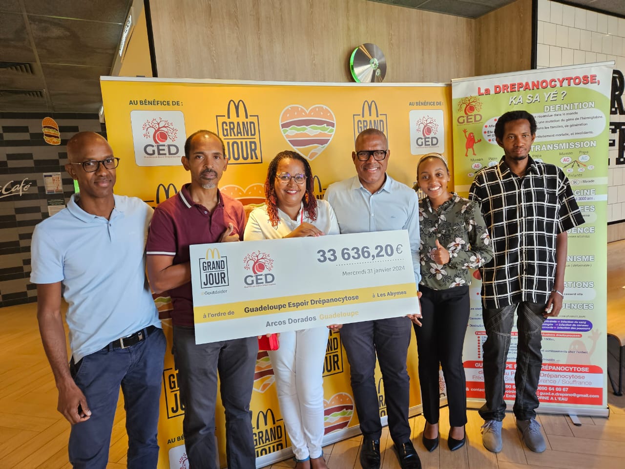     Plus de 30 000 € pour l’association Guadeloupe Espoir Drépanocytose

