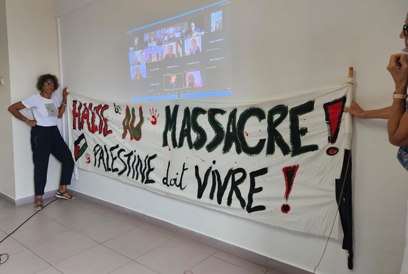     En Martinique, des voix s’élèvent pour demander la paix en Palestine


