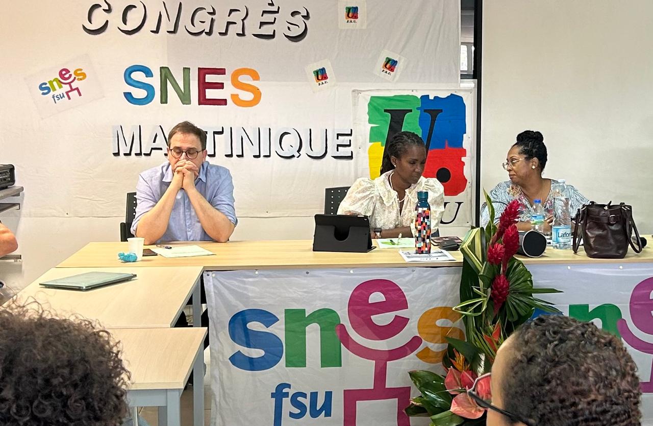     Les adhérents du Snes Martinique étaient réunis en congrès

