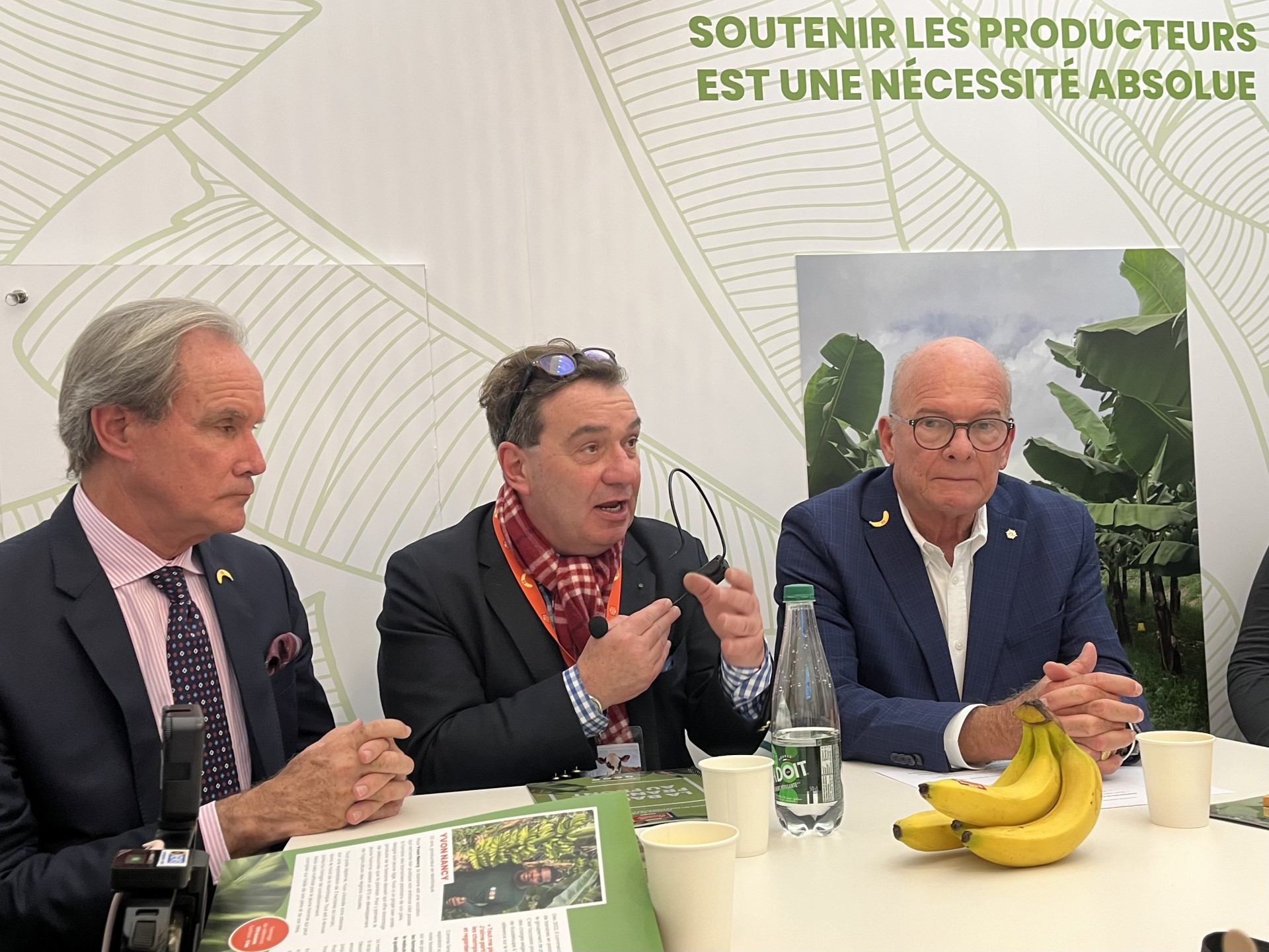     À Paris, la banane veut négocier des aides pour préparer l'avenir

