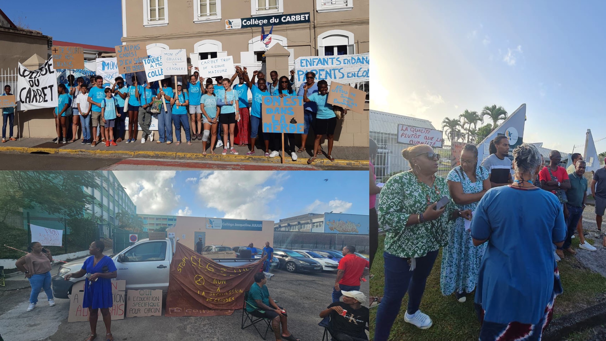     Suppressions de classes en Martinique : plusieurs collèges bloqués ce lundi 

