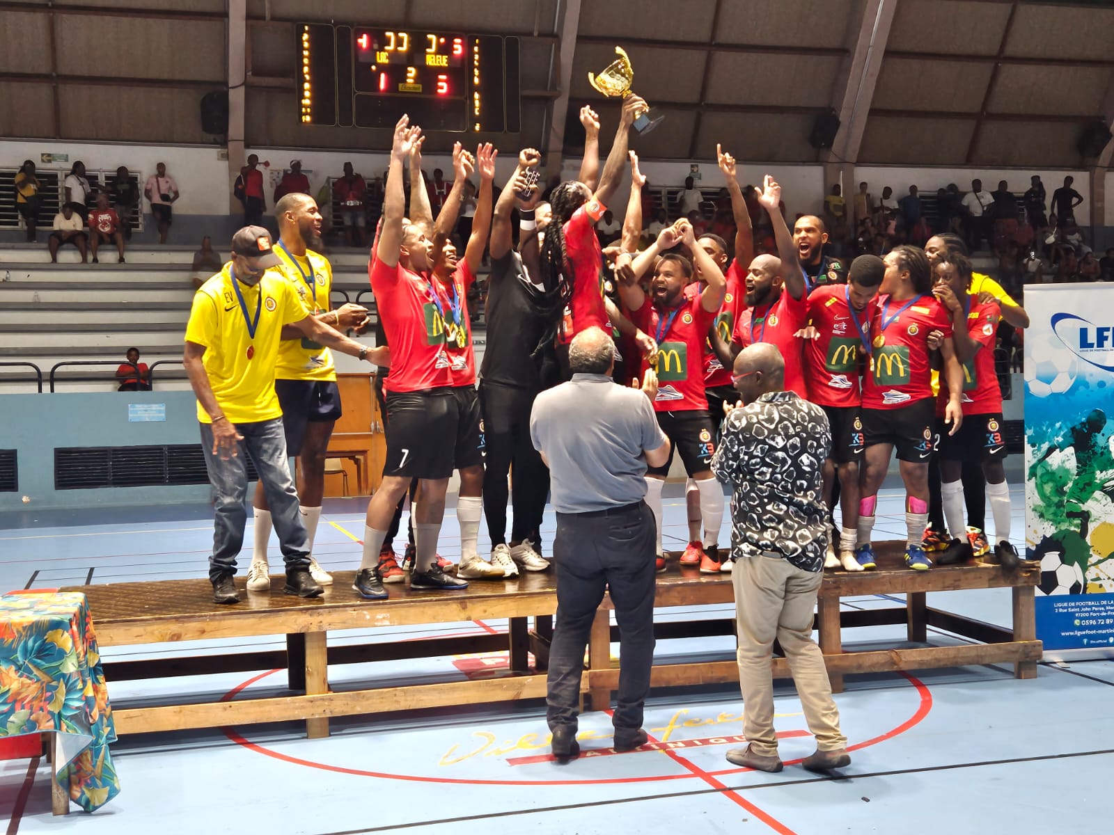     Futsal : la Relève Lamentinoise sacrée championne de Martinique 

