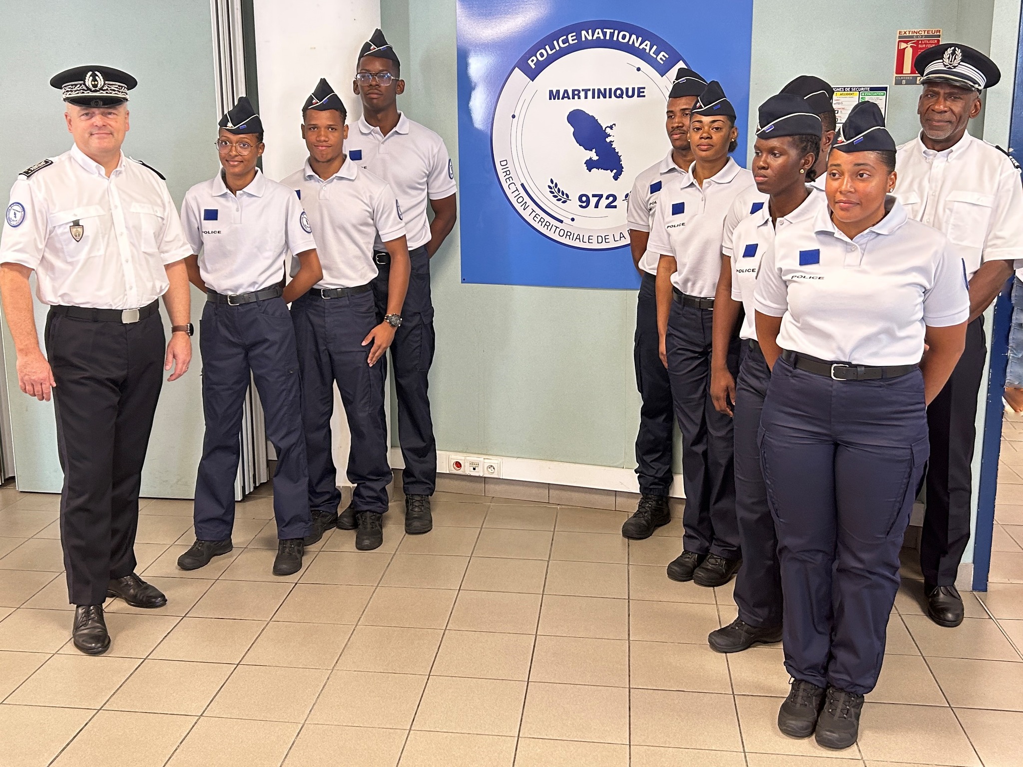     Huit nouveaux policiers adjoints admis au service en Martinique

