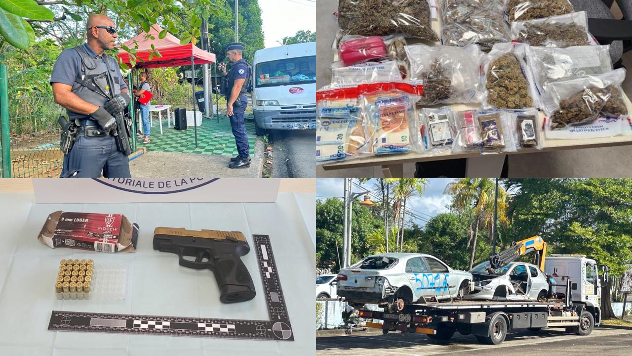     Place Nette à Four à Chaux : découverte d'un pistolet, de drogue et d'objets volés

