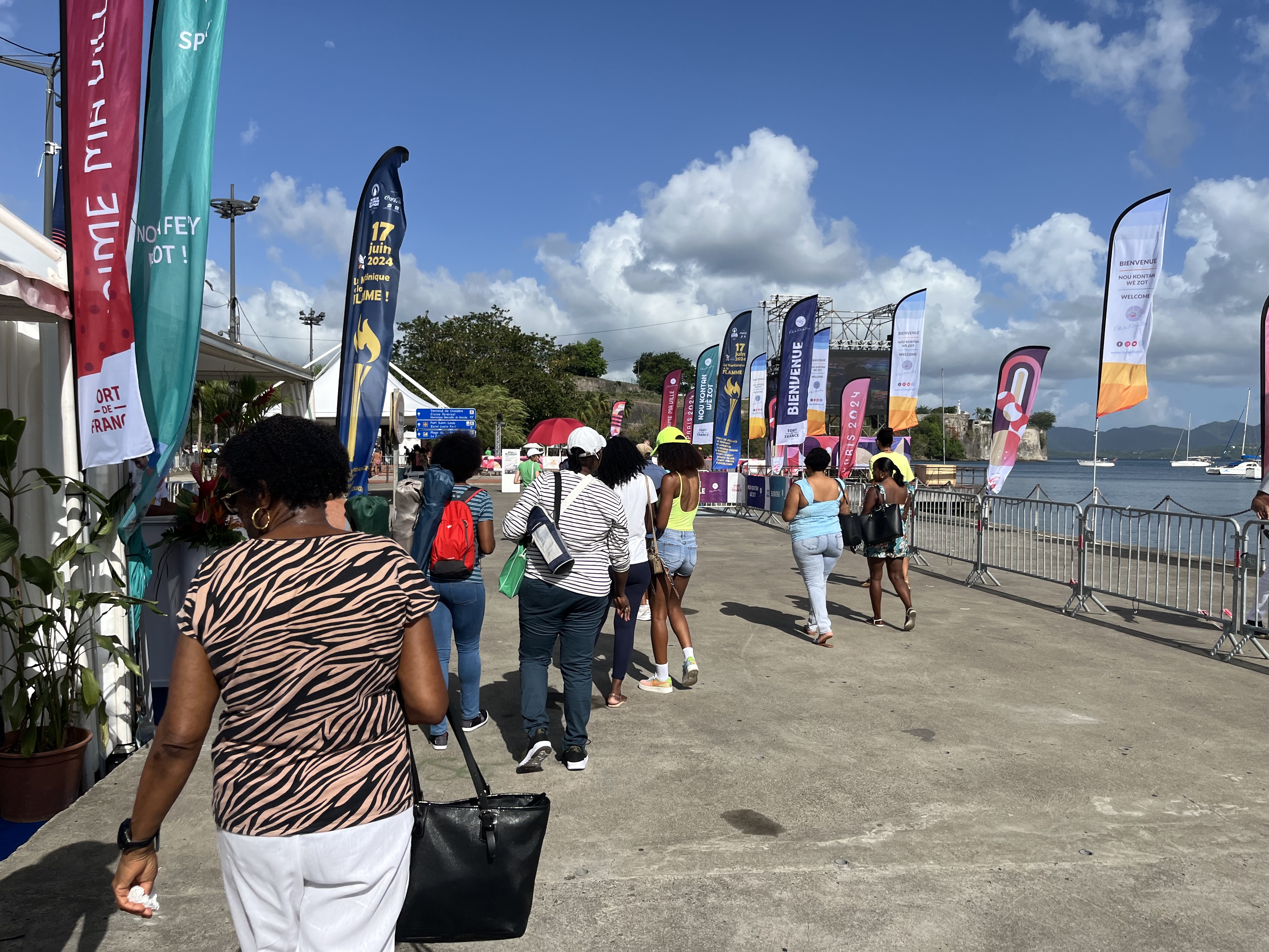     Fort-de-France s’anime en attendant l’arrivée de la Flamme Olympique en Martinique 

