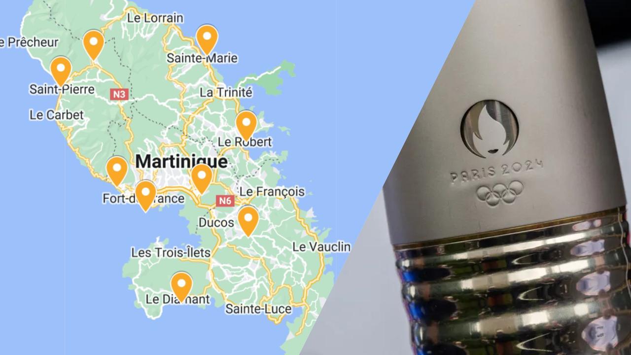     [CARTE INTERACTIVE] Martinique : Les détails du passage de la Flamme Olympique dans votre commune

