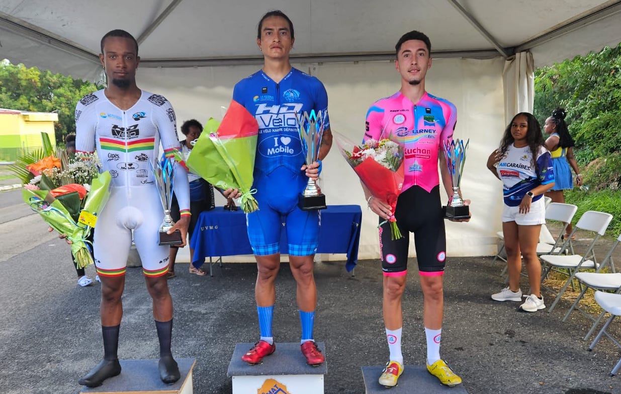     Tour Cycliste de Marie-Galante : Winner Andrew Anacona Gomez remporte le contre-la-montre 

