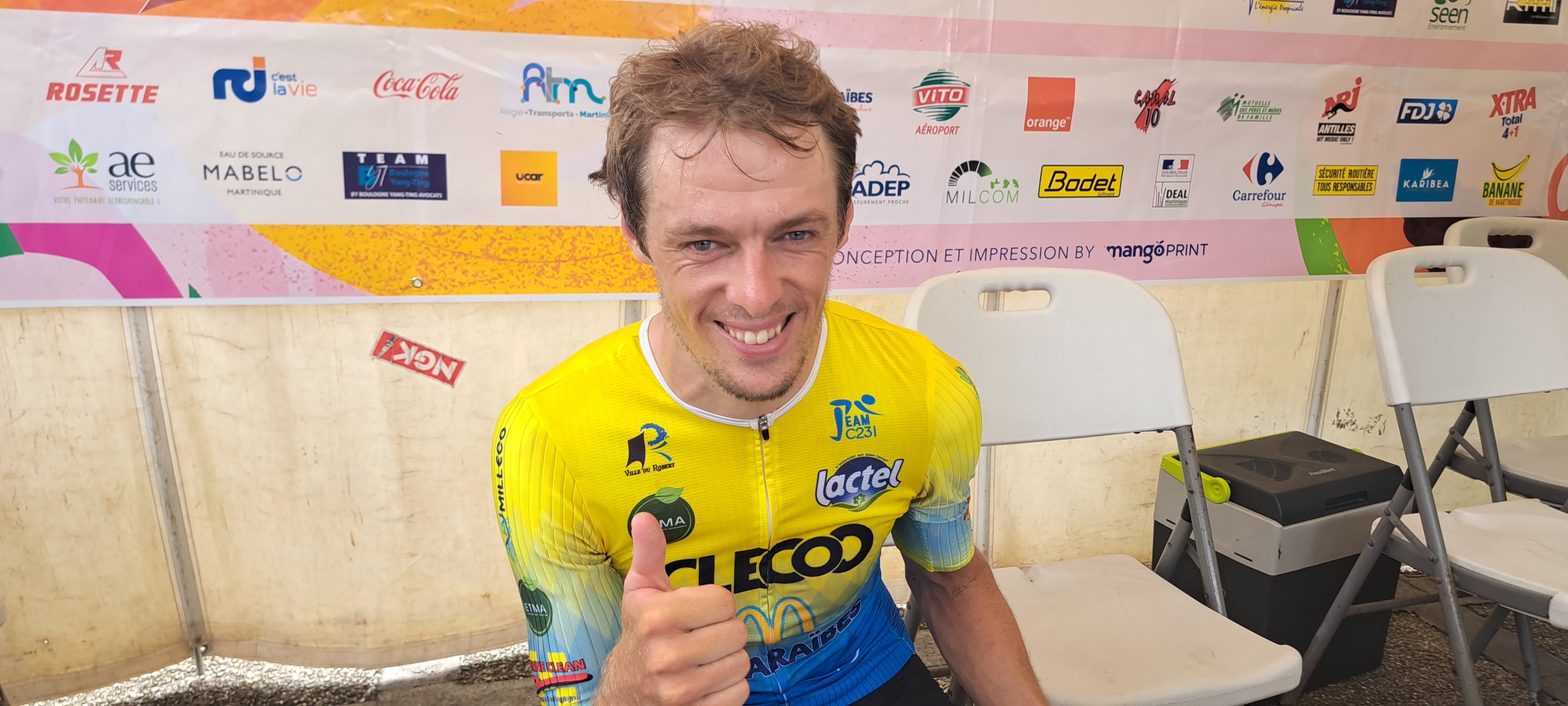 [CLASSEMENT] 7e étape du Tour Cycliste de Martinique : le contre-la-montre à Stefan Bennett qui reste en Jaune !
