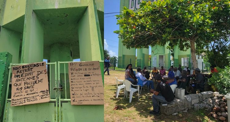     Des Gosiériens et LCDM se mobilisent contre la présence d'antennes relais sur un château d'eau

