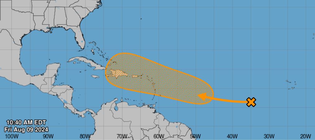     Une onde pourrait provoquer "une dégradation significative du temps" sur les Antilles la semaine prochaine

