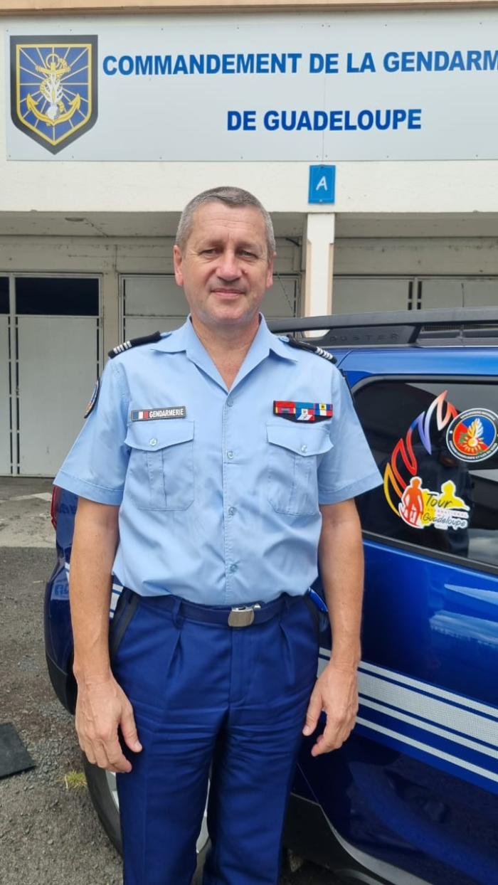 Jean-Pierre Rabaste, commandant en second de la gendarmerie de Guadeloupe
