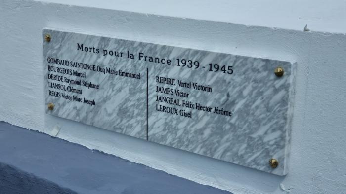 plaque basse-terre morts pour la france