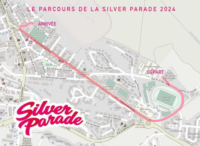 silver parade parcours