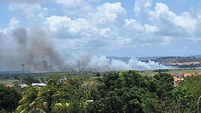 incendie canne riviere salée