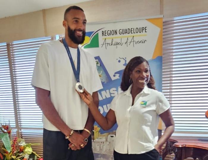 Rudy Gobert de retour en Guadeloupe