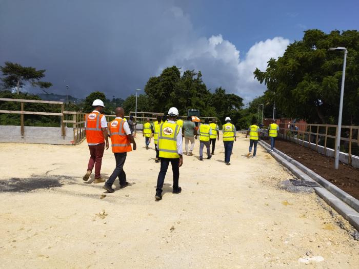 Chantier déchetterie Petit Bourg 