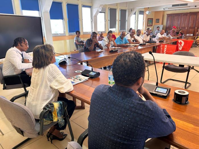 délégation Batelière reçue à la mairie.